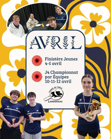 [RÉCAP D'AVRIL]