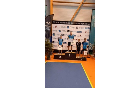 Podiums au tournoi national de Plescop