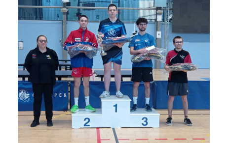 9 Landernéens au Tournoi de Quimper le dimanche 31 mars : 2 podiums : 1ère place pour Evan dans le tableau 1599 pts et 4ème place pour Yannis en 799 pts