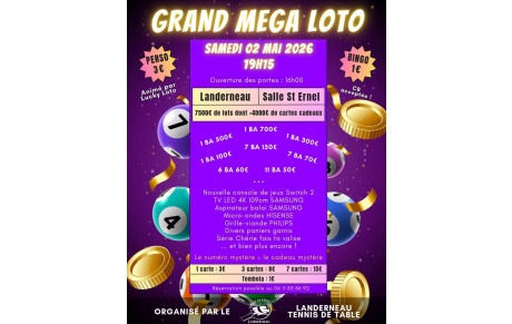 [GRAND MÉGA LOTO DU LTT]